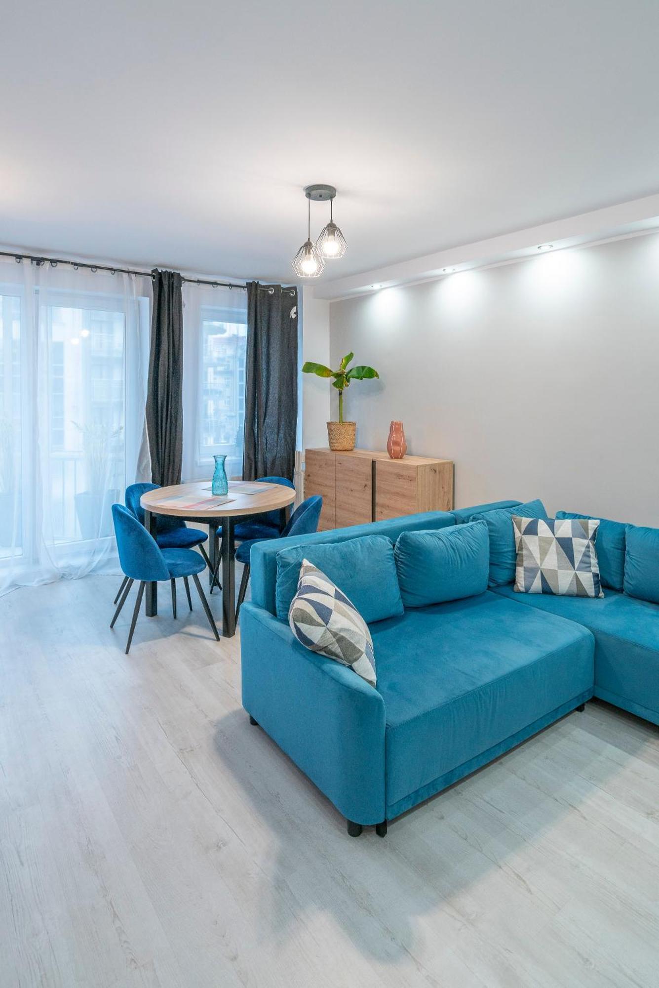 Stylowy Apartament Blue Self Check In 24H Wrocław Eksteriør billede